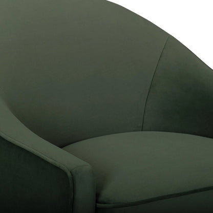 Cettie Performance Velvet Accent Chair by TOV Furniture. Made from fabric, pine, plywood, rubberwood in a unique style.