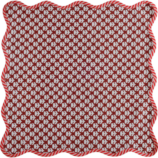 Crissy Canvas Printed Napkins (Set of 4) by TOV Furniture. Made from cotton in a unique style.