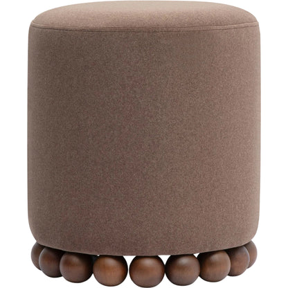 Dex Performance Vegan Mohair Ottoman by TOV Furniture. Made from faux mohair, plywood, rubberwood in a unique style.
