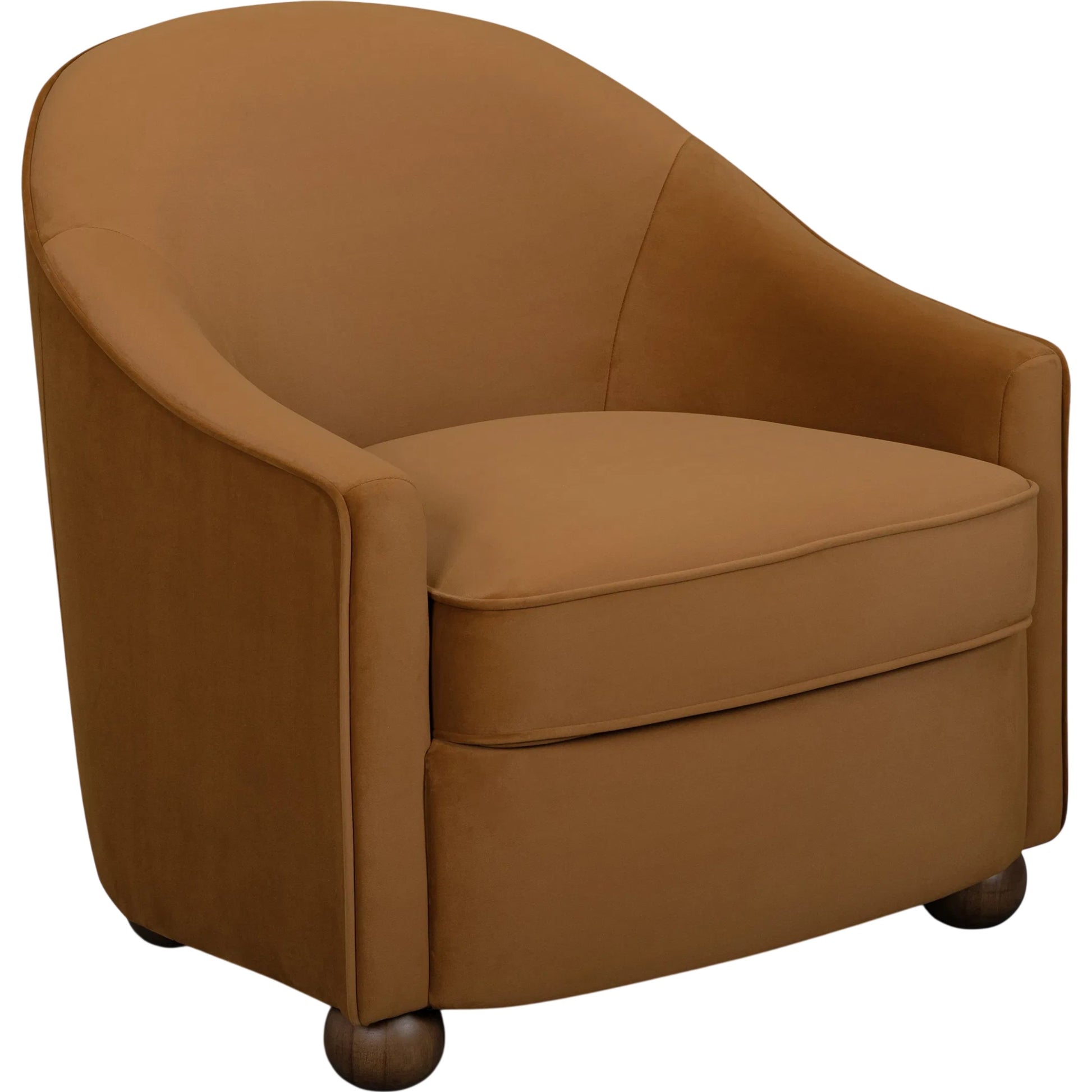 Cettie Performance Velvet Accent Chair by TOV Furniture. Made from fabric, pine, plywood, rubberwood in a unique style.