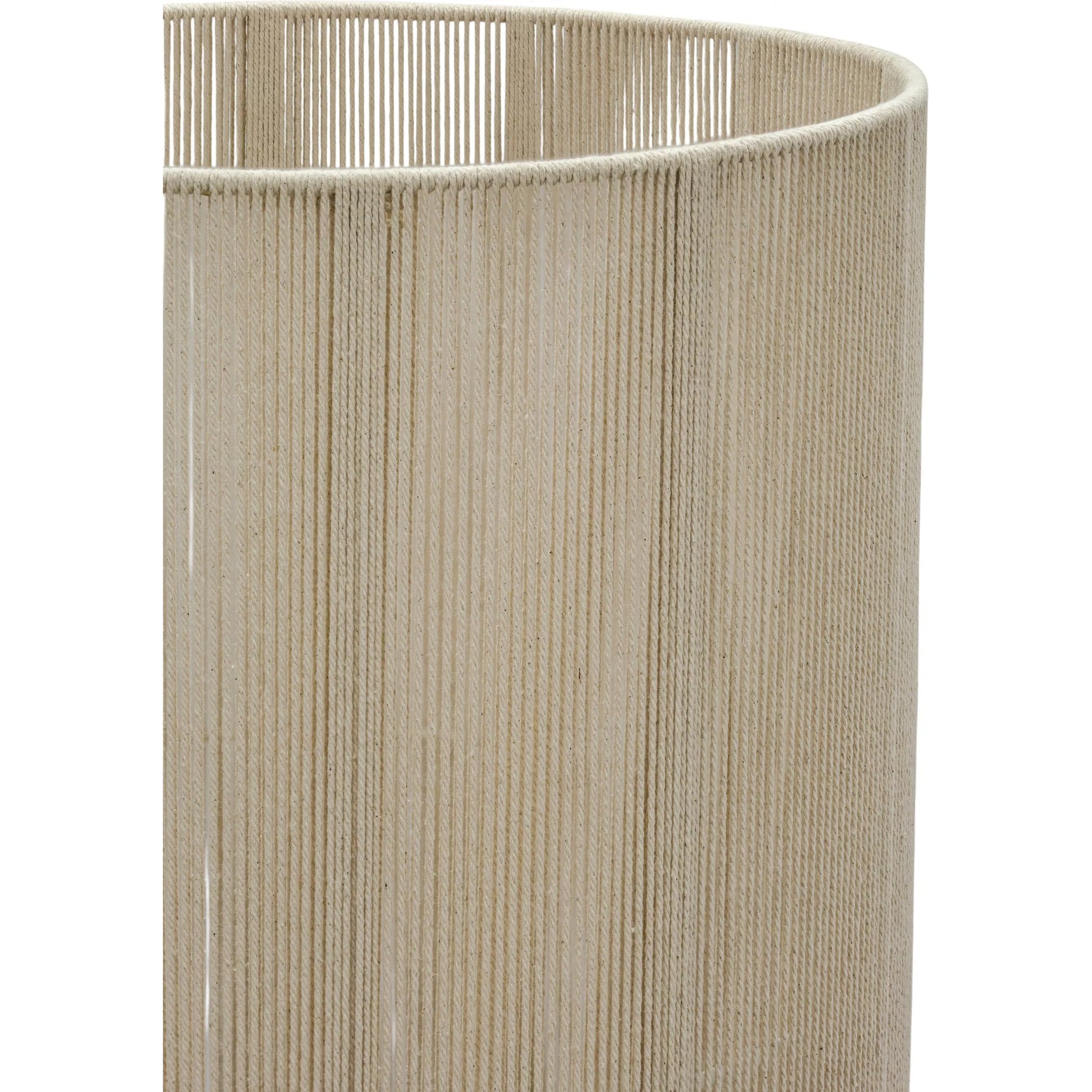 Mondada Table Lamp by TOV Furniture. Made from concrete, iron, rope in a unique style.
