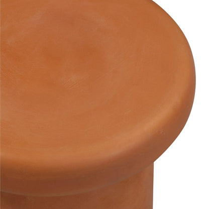 Lydia Indoor/Outdoor Side Table by TOV Furniture. Made from concrete in a unique style.