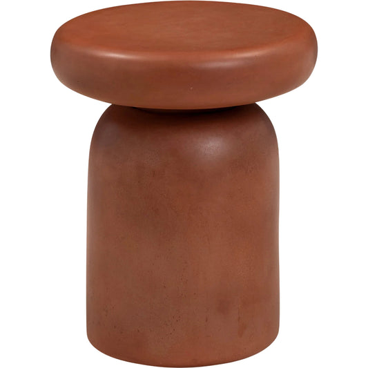 Lydia Indoor/Outdoor Side Table by TOV Furniture. Made from concrete in a unique style.