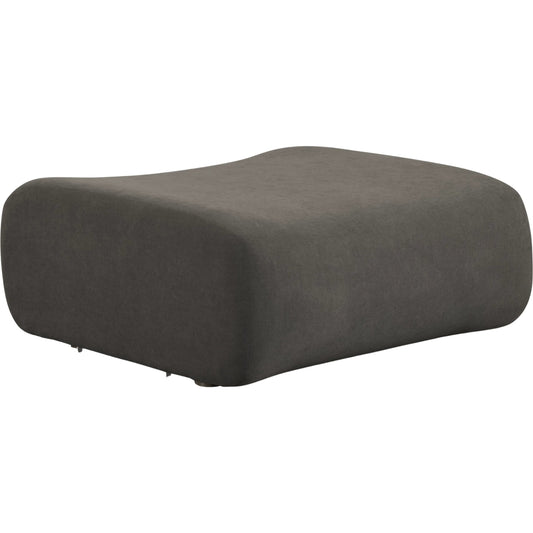 Zenith Contract-Grade Upcycled Ottoman by TOV Furniture. Made from fabric, plywood, rubberwood in a unique style.