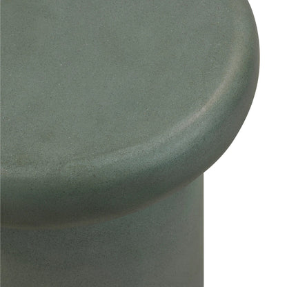Lydia Indoor/Outdoor Side Table by TOV Furniture. Made from concrete in a unique style.