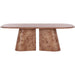 Gladyss Burl Oval Dining Table by TOV Furniture. Made from mdf, veneer in a transitional style.