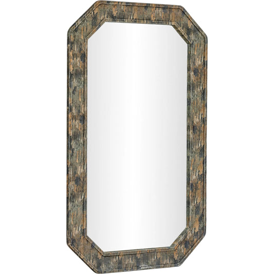 Charlene X Jewel Wall Mirror by TOV Furniture. Made from glass, mango wood in a unique style.