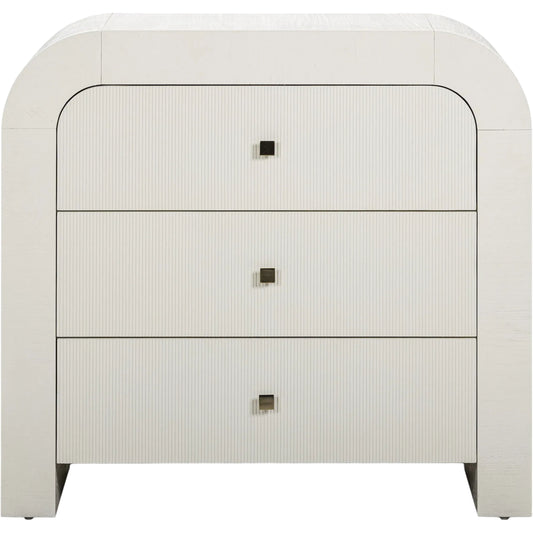 000 SI-2544586 | Primary Silo | Hump Arched 3-Drawer Bedside Chest by TOV Furniture. Made from mdf, rubberwood, veneer in a unique style.