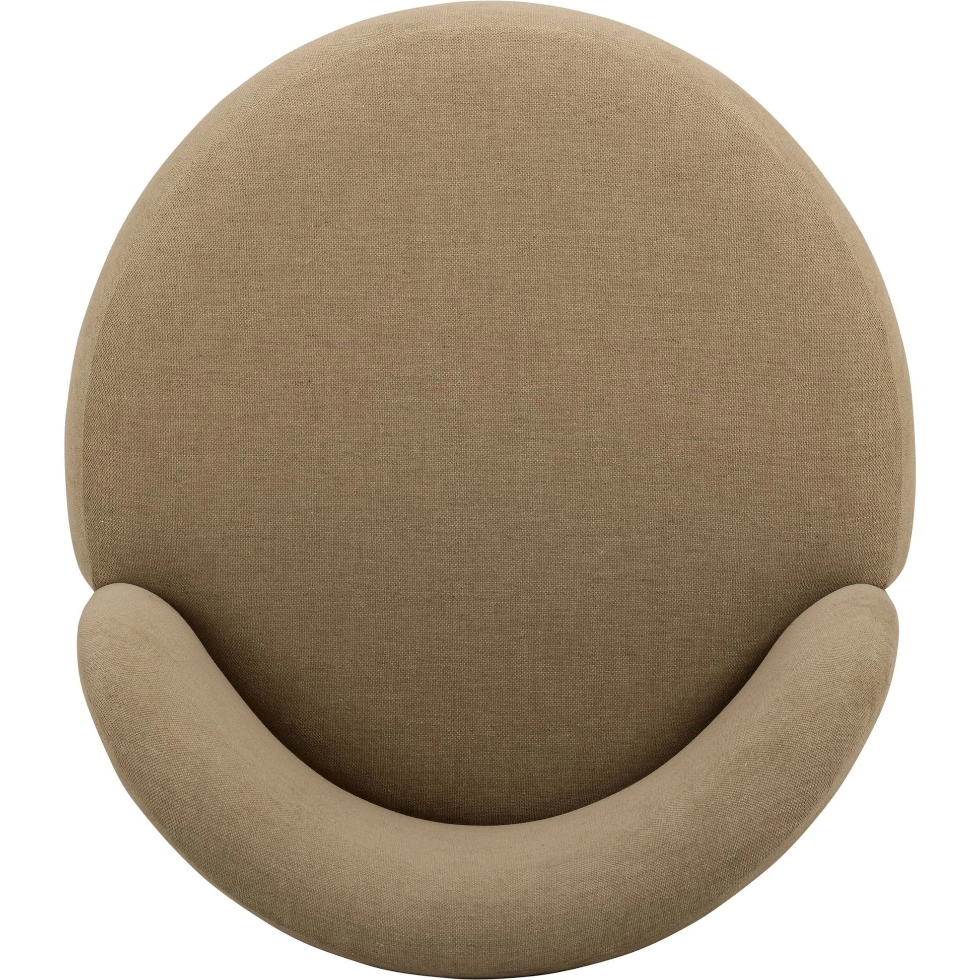 Persa Round Back Performance Dining Chair by TOV Furniture. Made from chenille, plywood in a unique style.