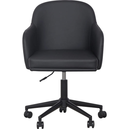 Sydney Performance Vegan Leather Office Desk Chair by TOV Furniture. Made from fabric, foam, metal in a unique style.