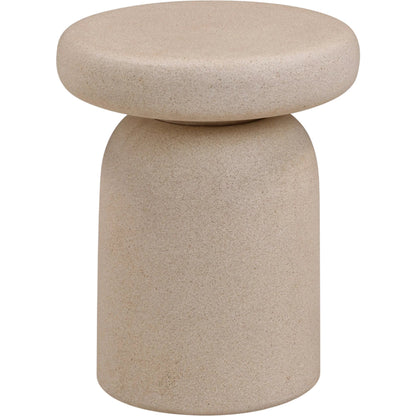 Lydia Indoor/Outdoor Side Table by TOV Furniture. Made from concrete in a unique style.