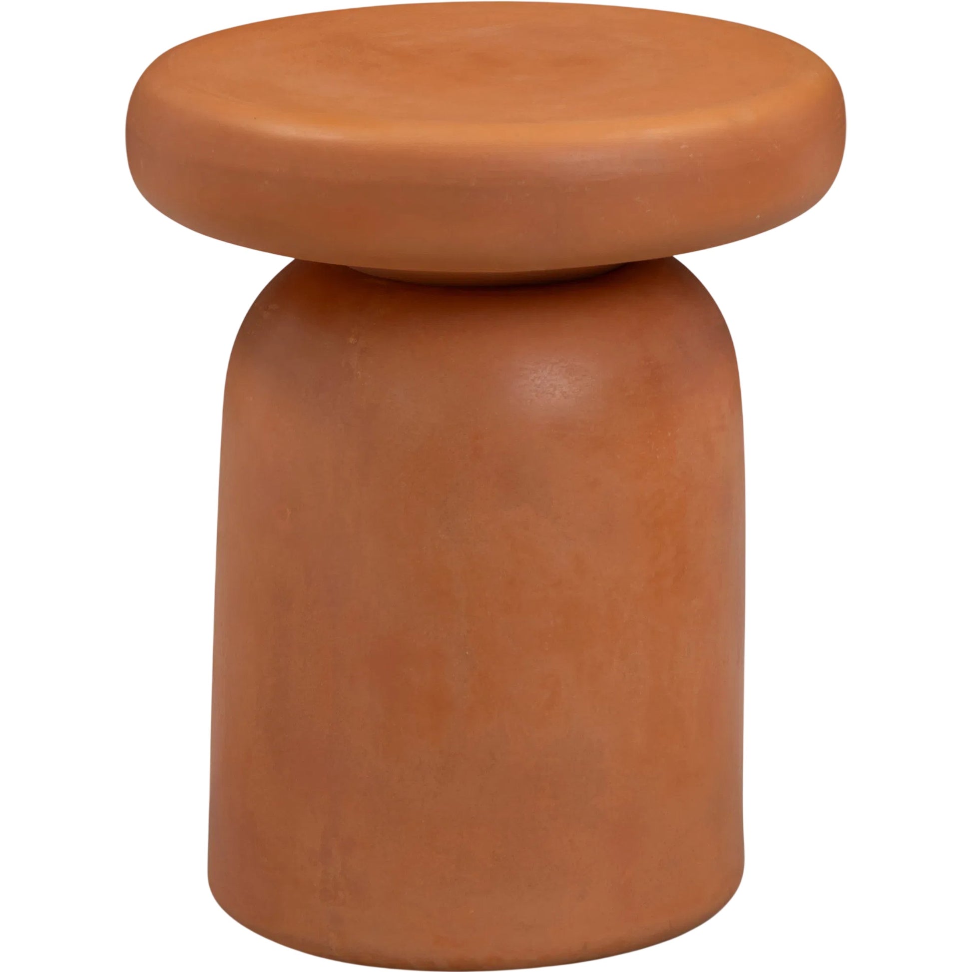 Lydia Indoor/Outdoor Side Table by TOV Furniture. Made from concrete in a unique style.
