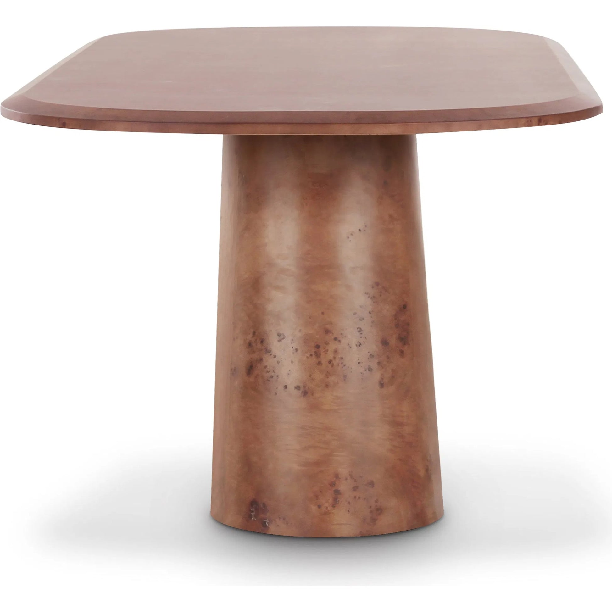 Gladyss Burl Oval Dining Table by TOV Furniture. Made from mdf, veneer in a transitional style.