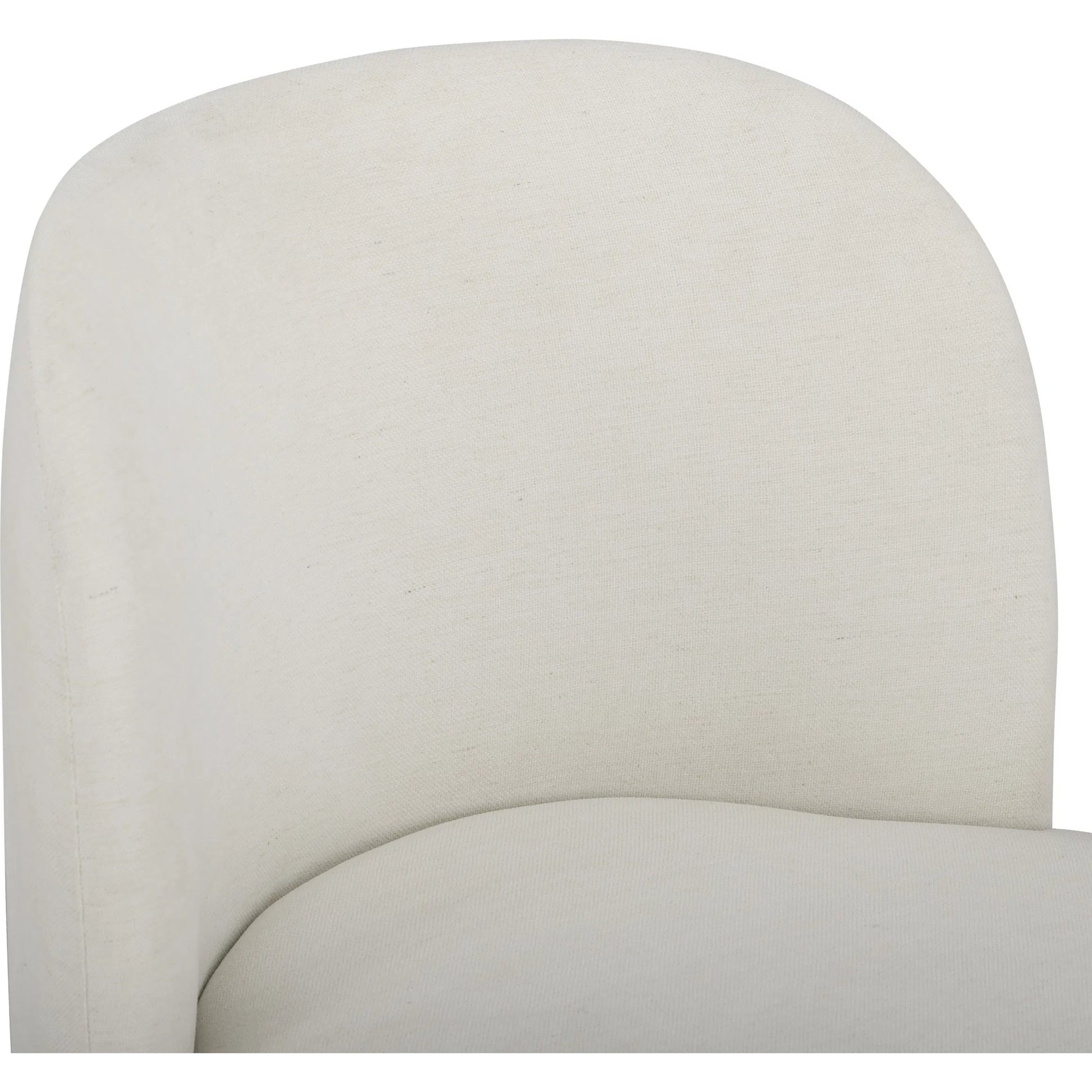 Persa Round Back Performance Dining Chair by TOV Furniture. Made from chenille, plywood in a unique style.