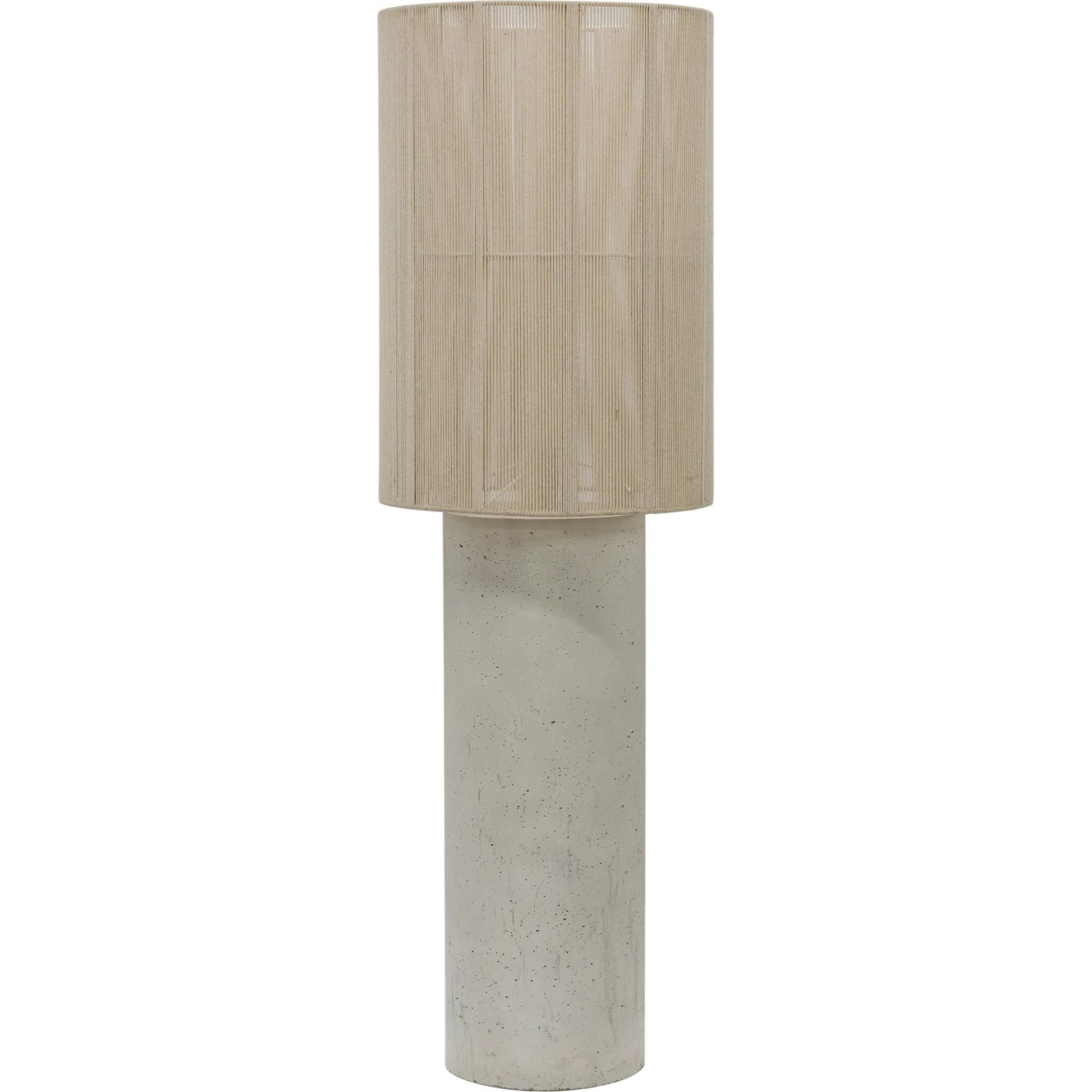 Mondada Floor Lamp by TOV Furniture. Made from concrete, iron, rope in a unique style.