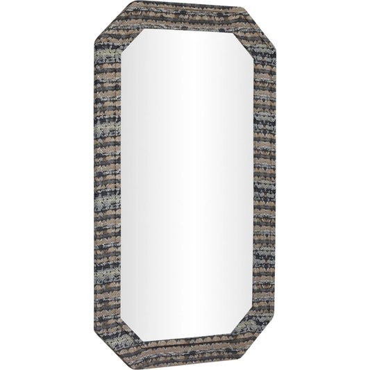 Charlene X Jewel Wall Mirror by TOV Furniture. Made from glass, mango wood in a unique style.
