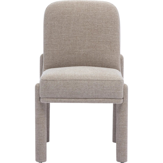 Martina Performance Fabric Dining Chair by TOV Furniture. Made from rubberwood, textured weave in a unique style.