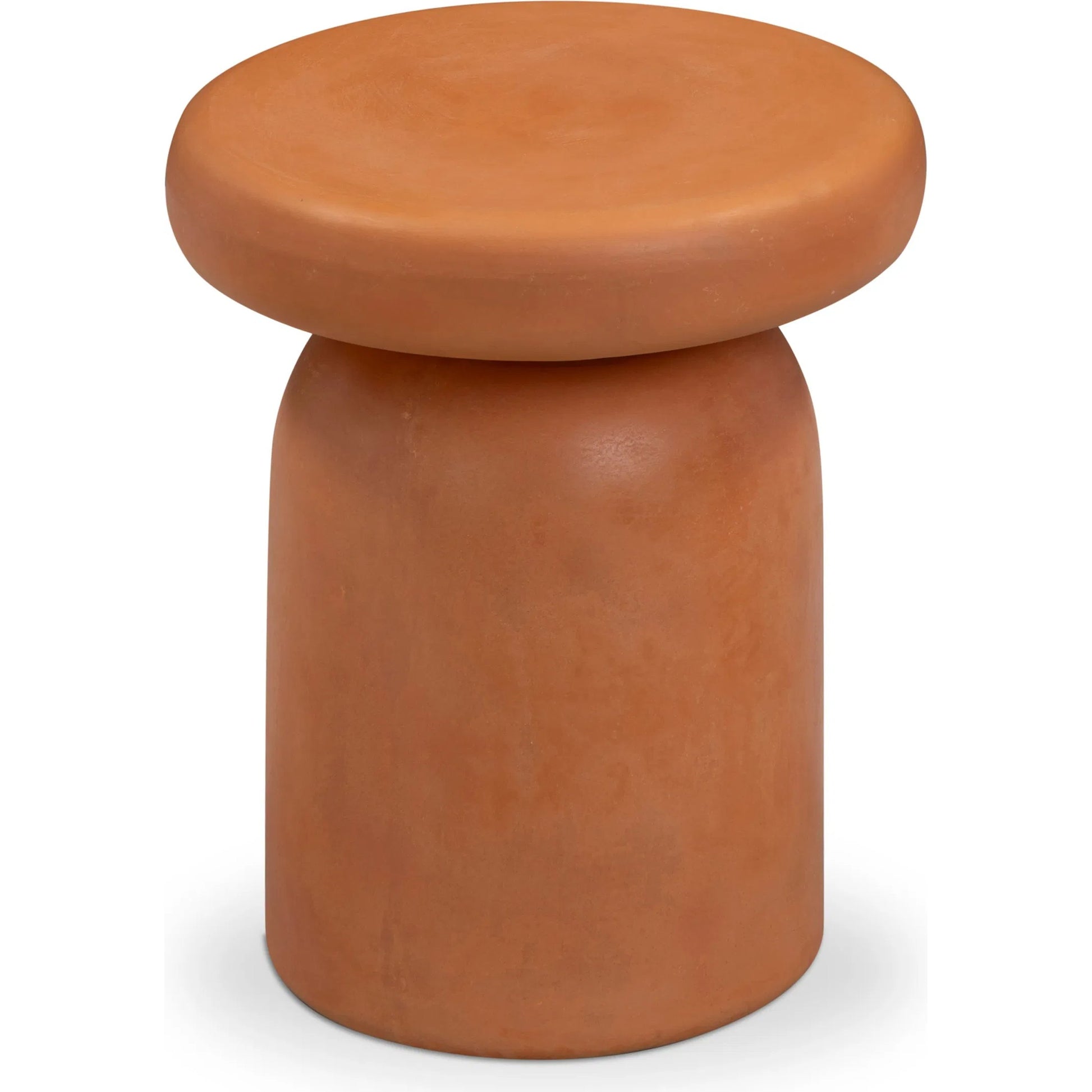 Lydia Indoor/Outdoor Side Table by TOV Furniture. Made from concrete in a unique style.
