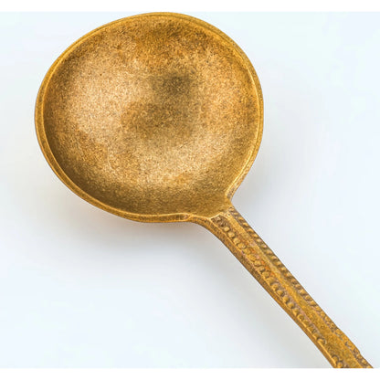Anuja Serving Spoon by TOV Furniture. Made from brass in a unique style.