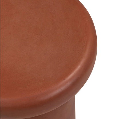 Lydia Indoor/Outdoor Side Table by TOV Furniture. Made from concrete in a unique style.