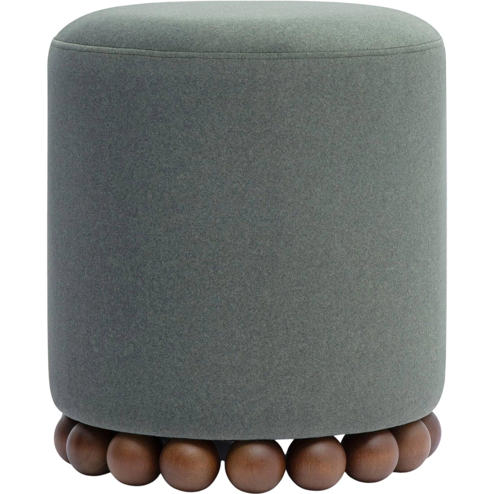 Dex Performance Vegan Mohair Ottoman by TOV Furniture. Made from faux mohair, plywood, rubberwood in a unique style.