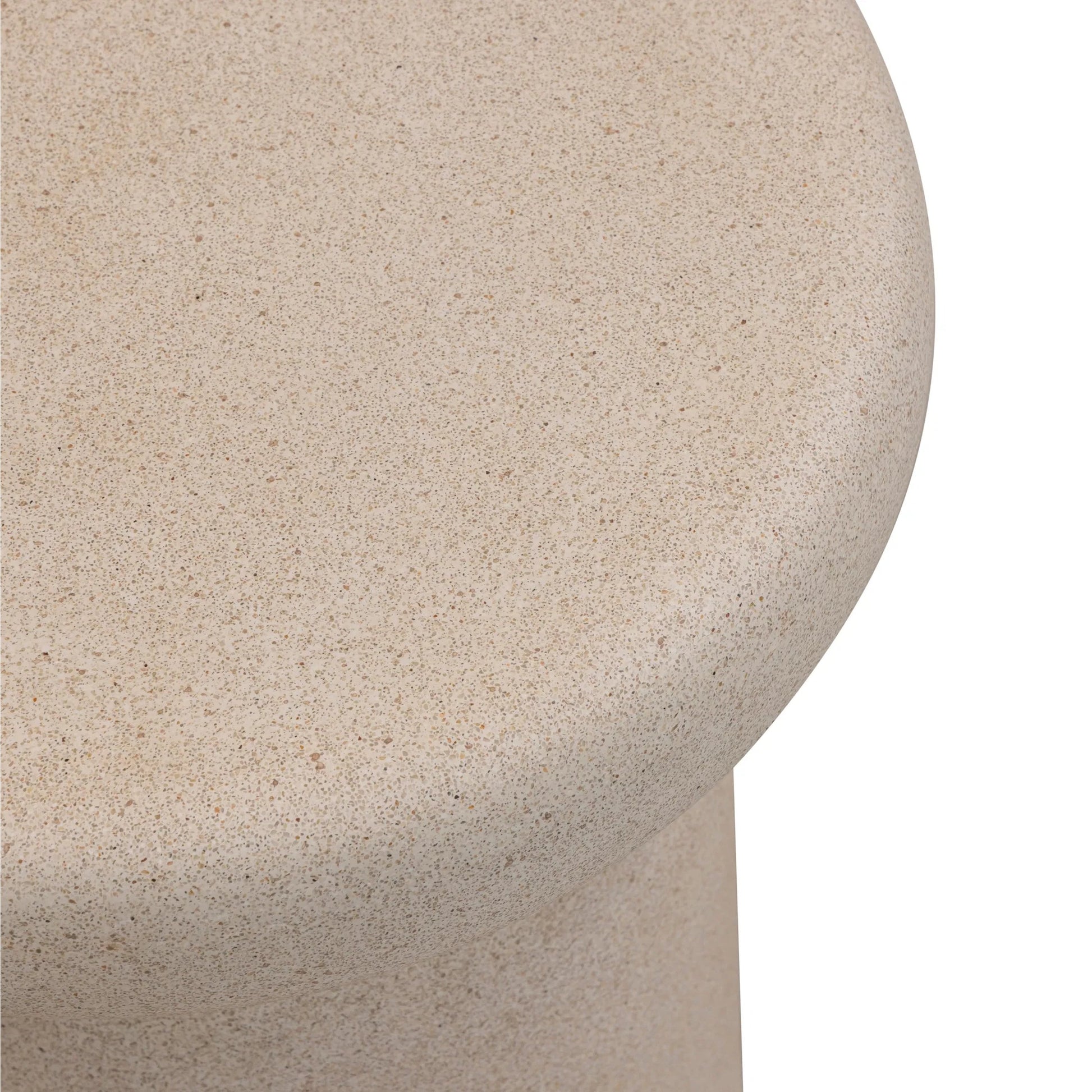 Lydia Indoor/Outdoor Side Table by TOV Furniture. Made from concrete in a unique style.