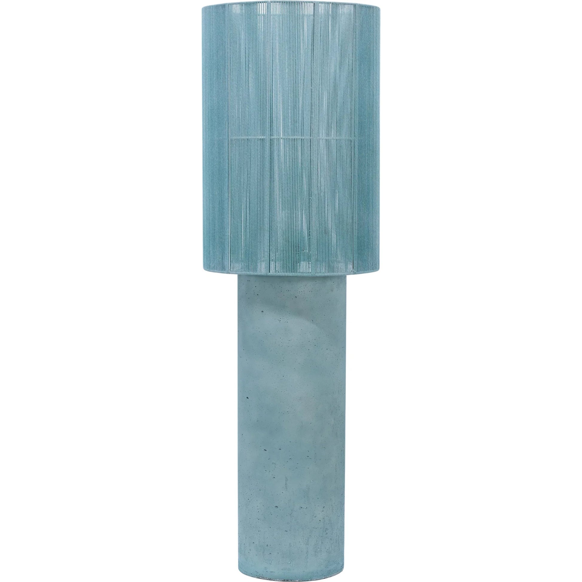 Mondada Floor Lamp by TOV Furniture. Made from concrete, iron, rope in a unique style.