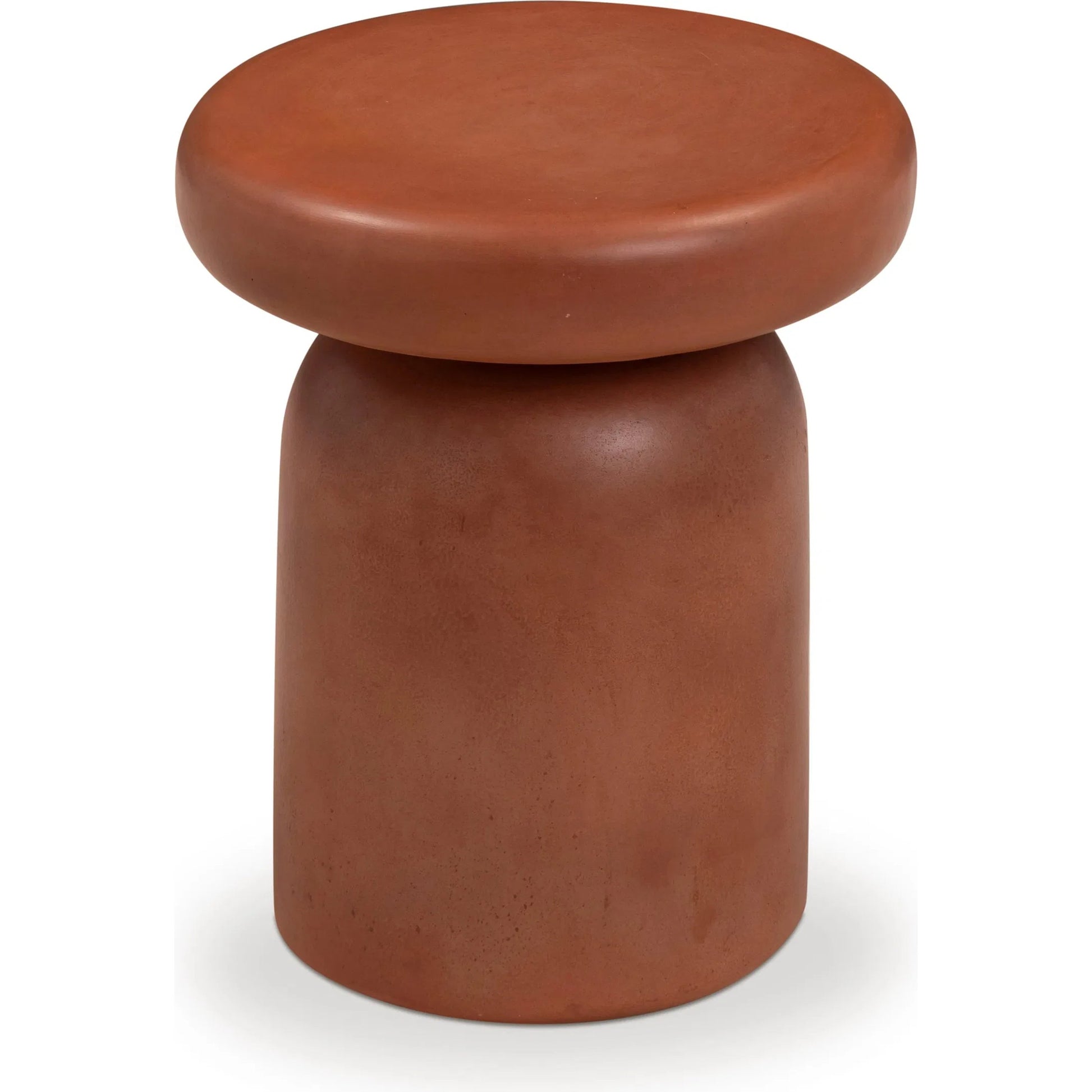 Lydia Indoor/Outdoor Side Table by TOV Furniture. Made from concrete in a unique style.