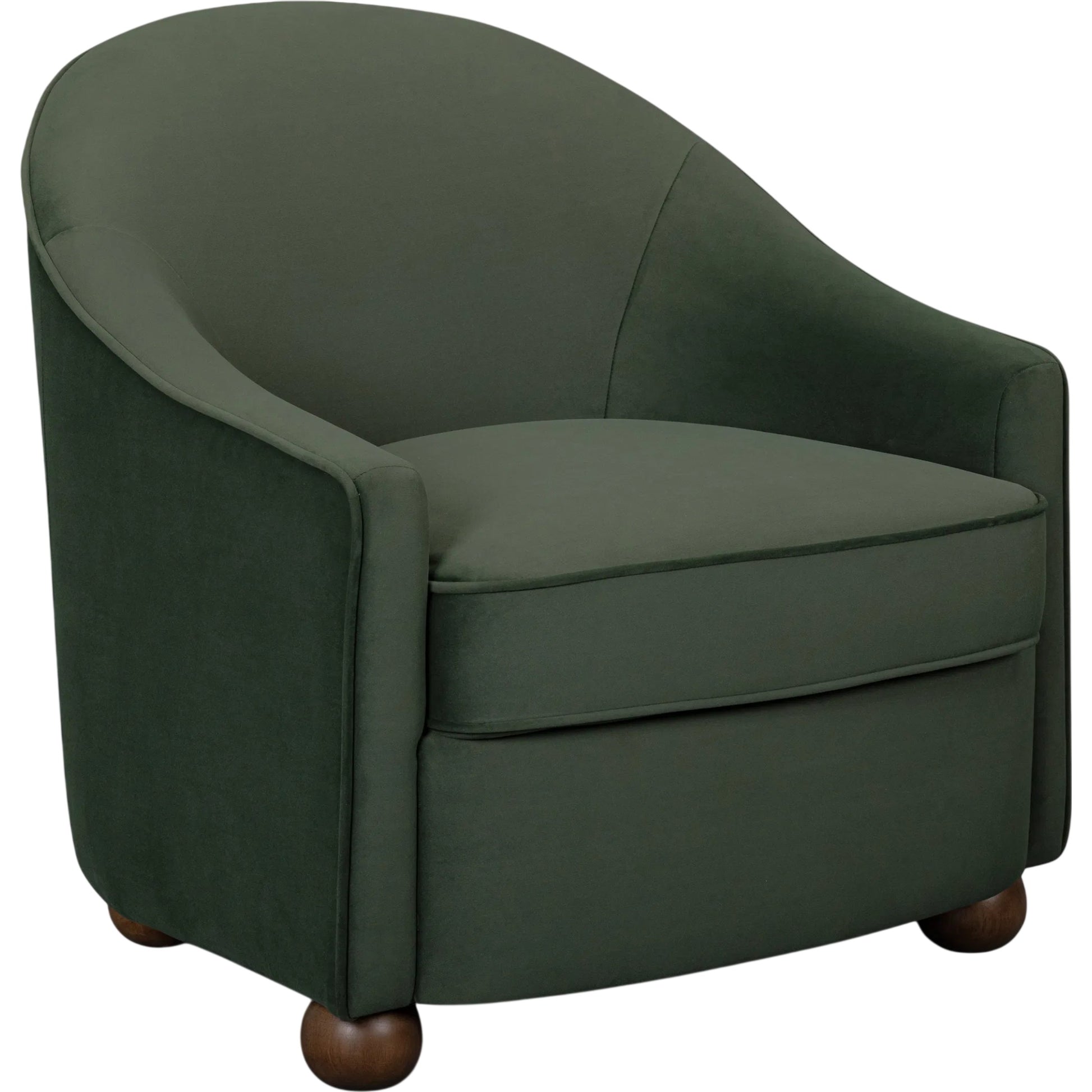 Cettie Performance Velvet Accent Chair by TOV Furniture. Made from fabric, pine, plywood, rubberwood in a unique style.