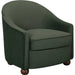 Cettie Performance Velvet Accent Chair by TOV Furniture. Made from fabric, pine, plywood, rubberwood in a unique style.
