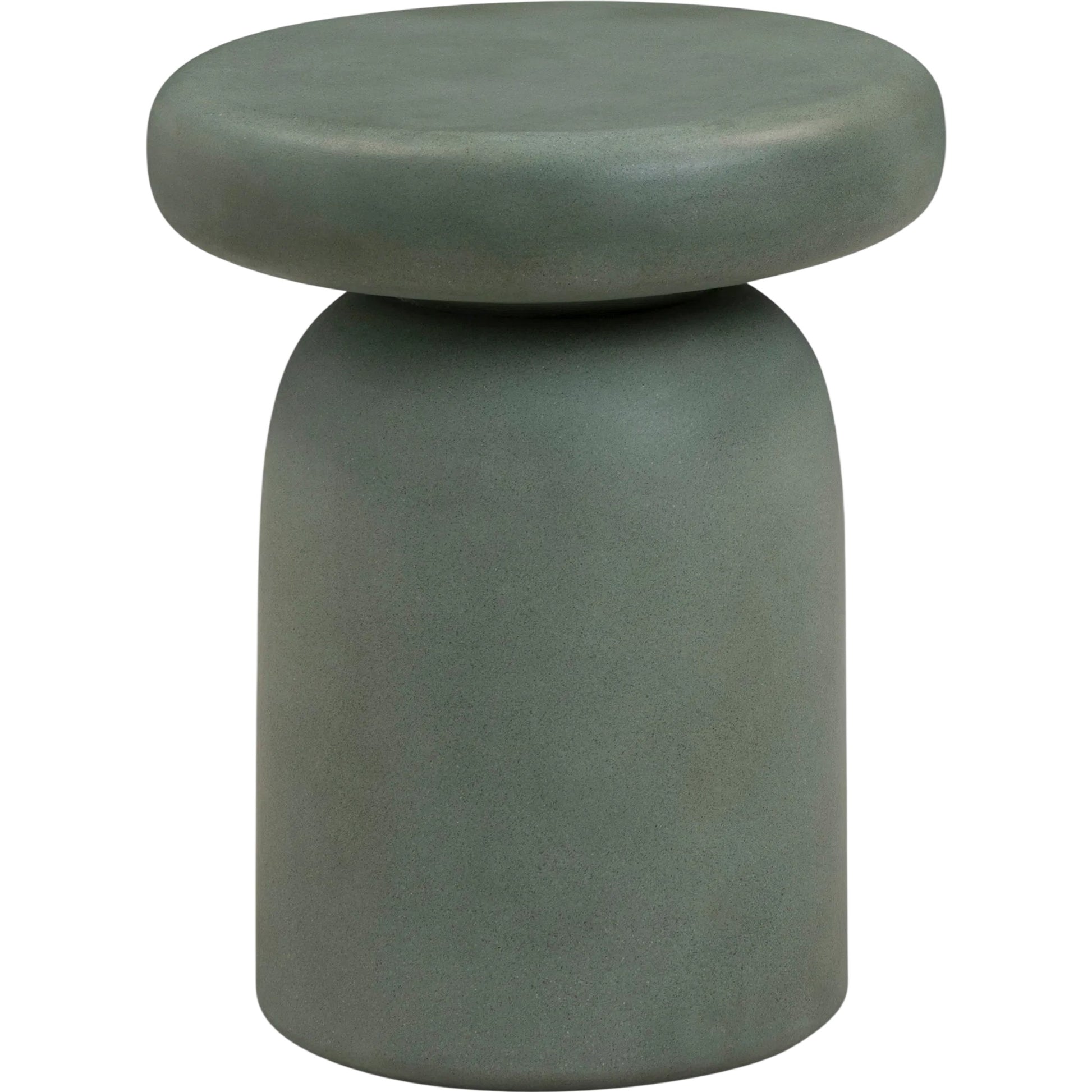 Lydia Indoor/Outdoor Side Table by TOV Furniture. Made from concrete in a unique style.