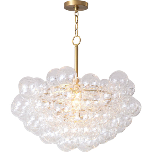 Bubbles Chandelier Natural Brass by Regina Andrew. Made from unique in a modern style.