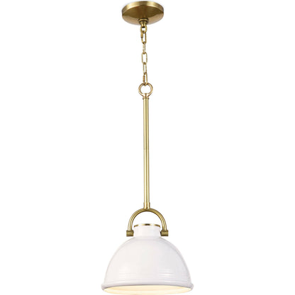 Eloise Ceramic Pendant by Regina Andrew in white. Made from ceramic in a transitional style.