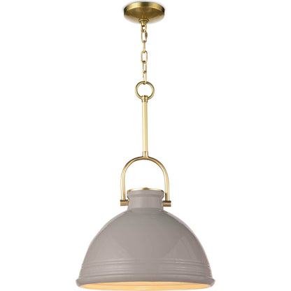 Eloise Ceramic Pendant by Regina Andrew in white. Made from ceramic in a transitional style.