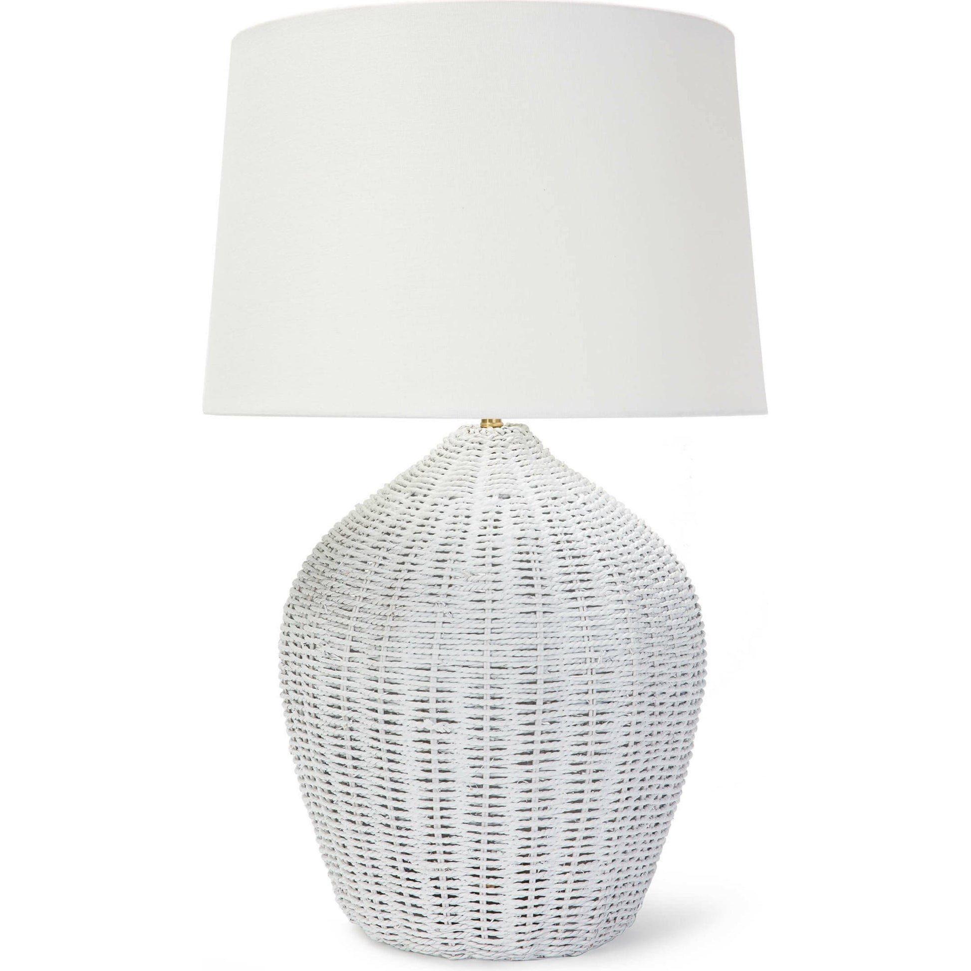 Georgian Table Lamp by Regina Andrew. Made from rattan in a modern style.