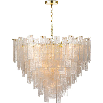 Glacier Chandelier by Regina Andrew. Made from glass in a transitional style.