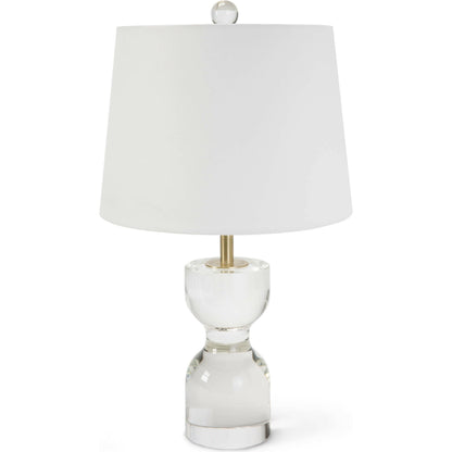 Joan Crystal Table Lamp by Regina Andrew in clear. Made from crystal in a transitional style.