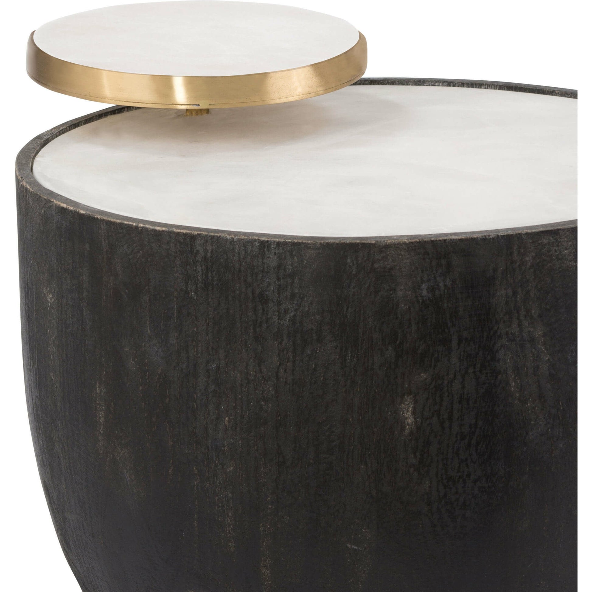 Theo Accent Table by Regina Andrew in black and black. Made from birch wood in a modern style.