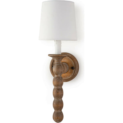 Perennial Sconce by Regina Andrew in natural. Made from birch wood in a cottage & farmhouse style.