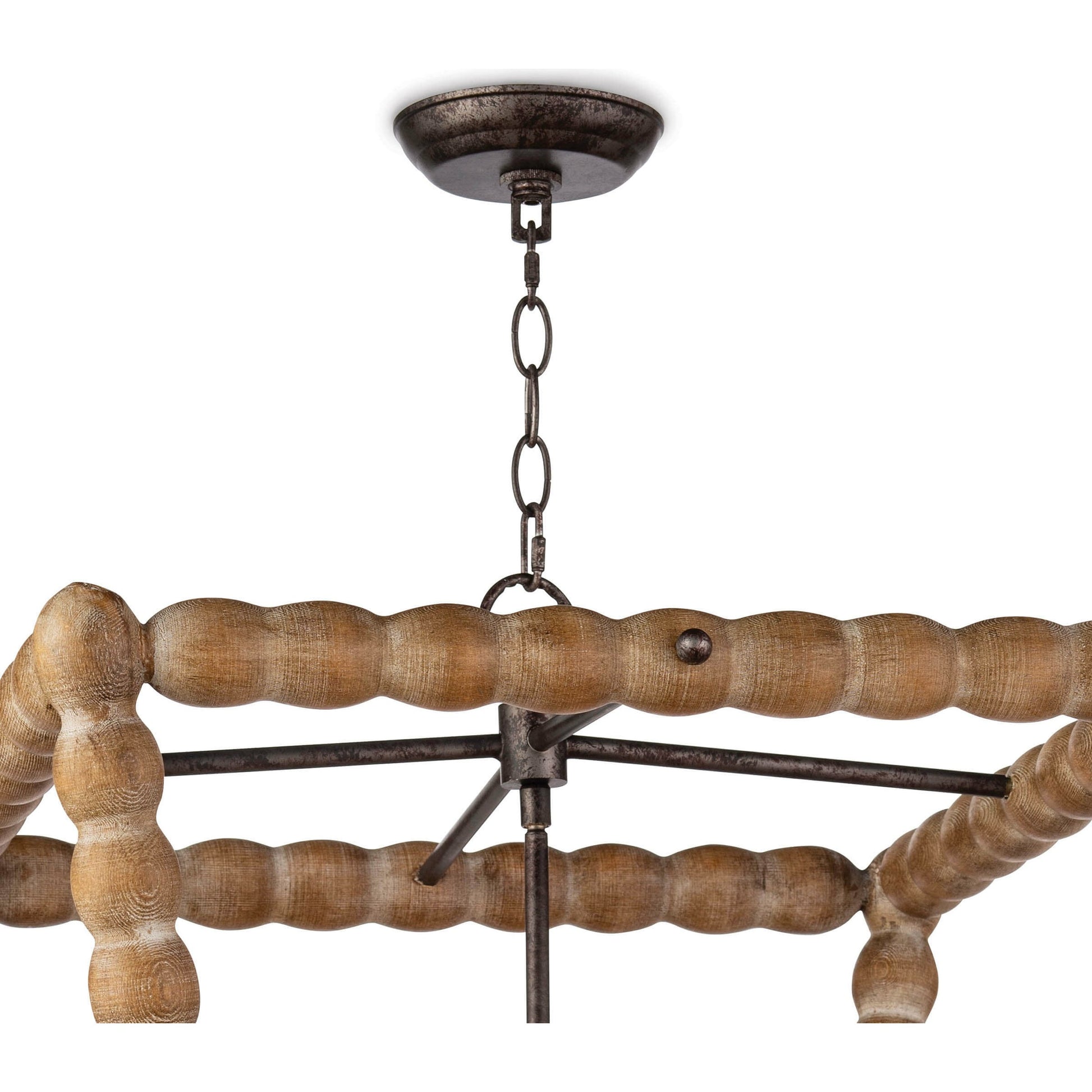 Perennial Lantern by Regina Andrew in natural. Made from birch wood in a cottage & farmhouse style.