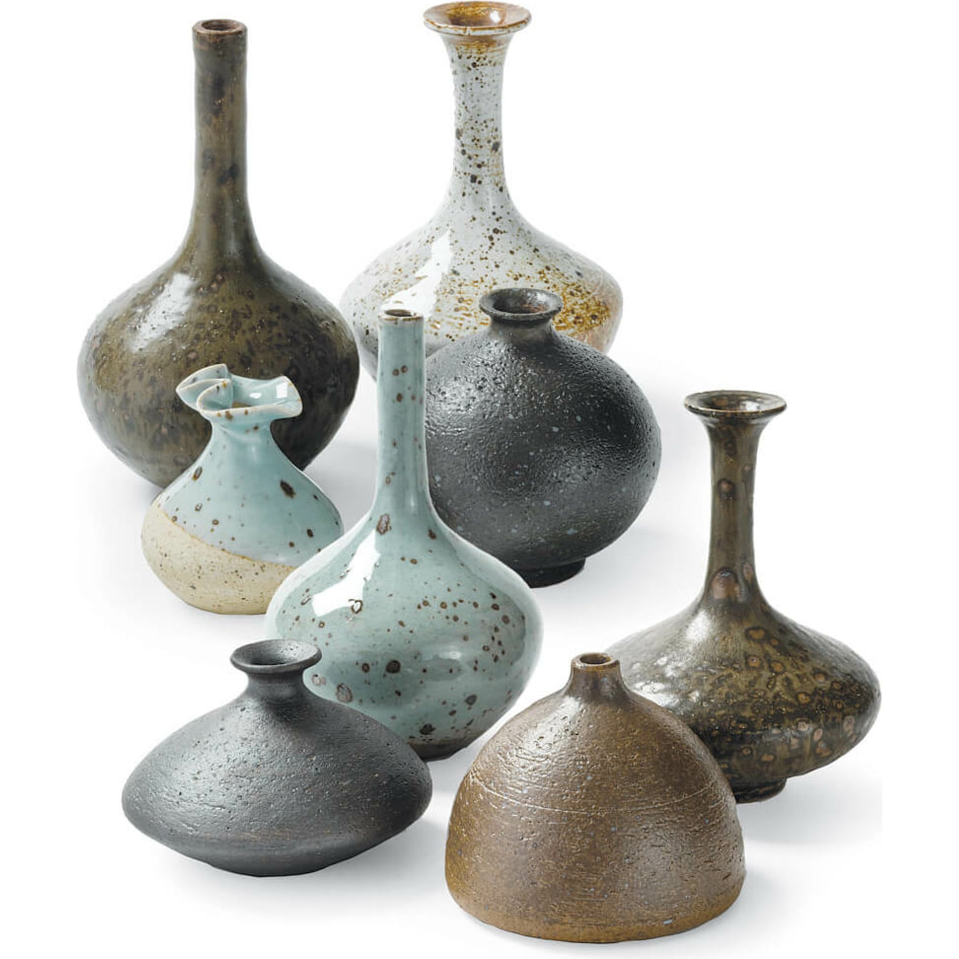 Porcelain Bud Vases by Regina Andrew in brown. Made from ceramic in a eclectic & global style.