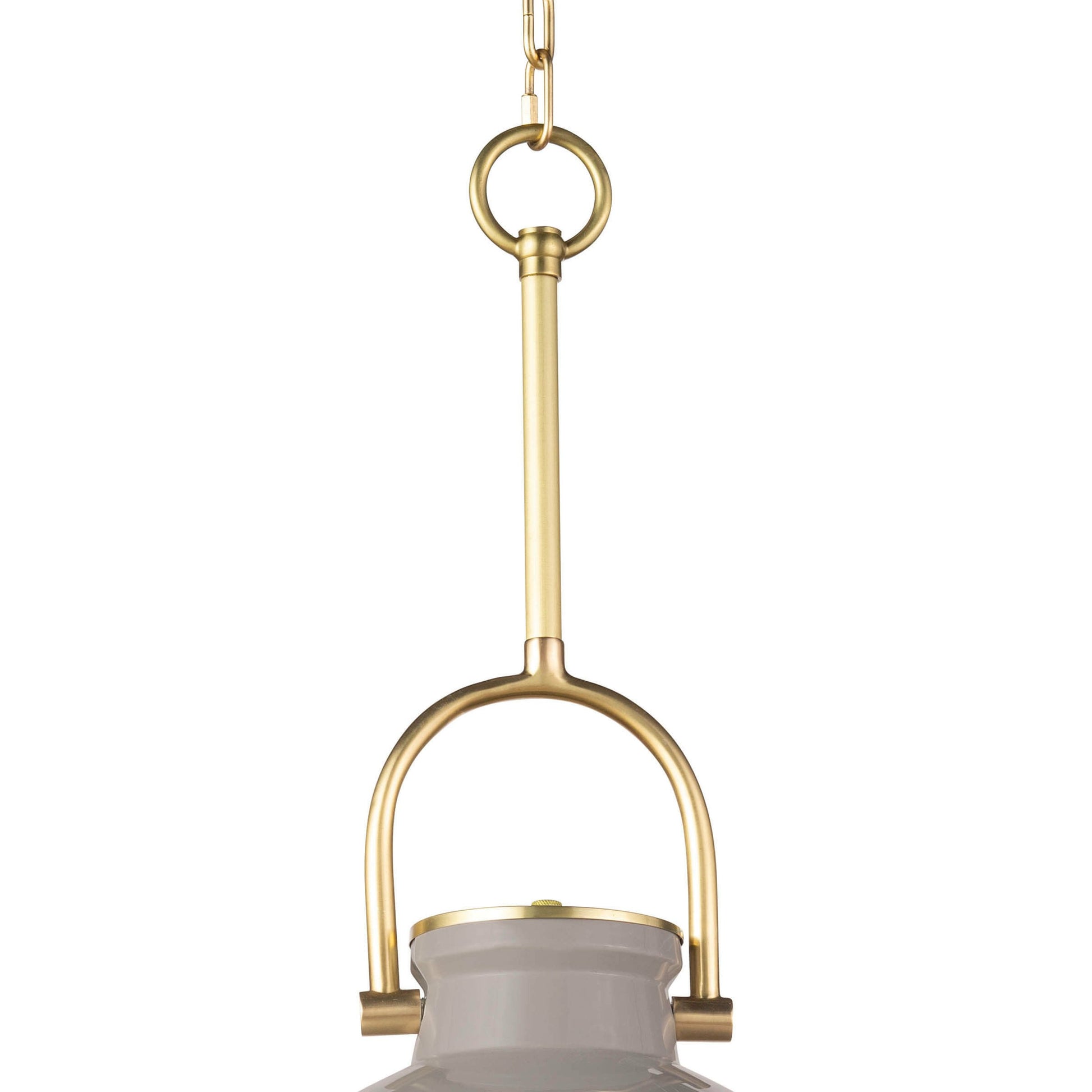 Eloise Ceramic Pendant by Regina Andrew in white. Made from ceramic in a transitional style.