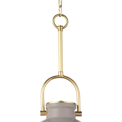 Eloise Ceramic Pendant by Regina Andrew in white. Made from ceramic in a transitional style.