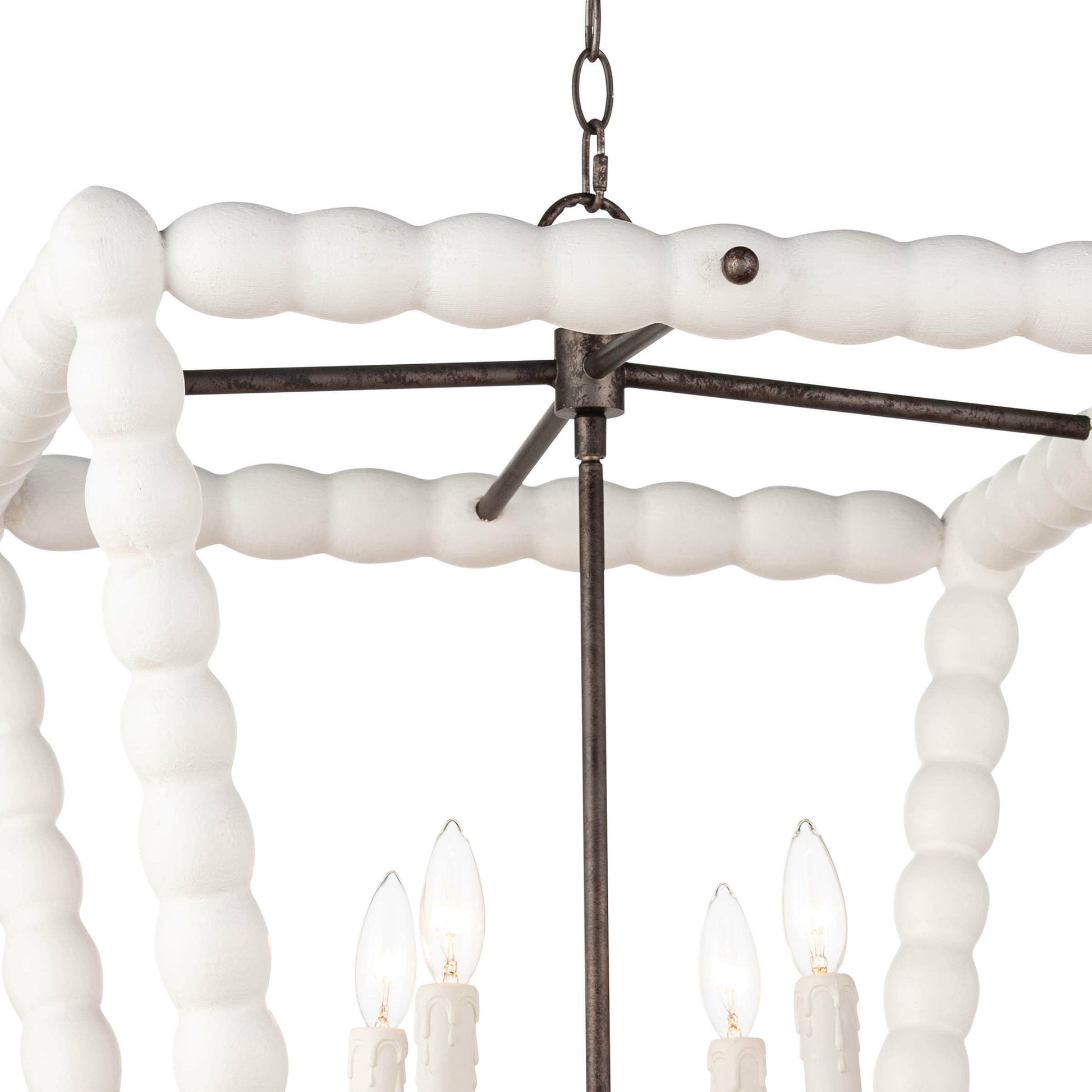 Perennial Lantern by Regina Andrew in natural. Made from birch wood in a cottage & farmhouse style.