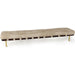 Tufted Gallery Bench by Regina Andrew. Made from leather in a modern style.