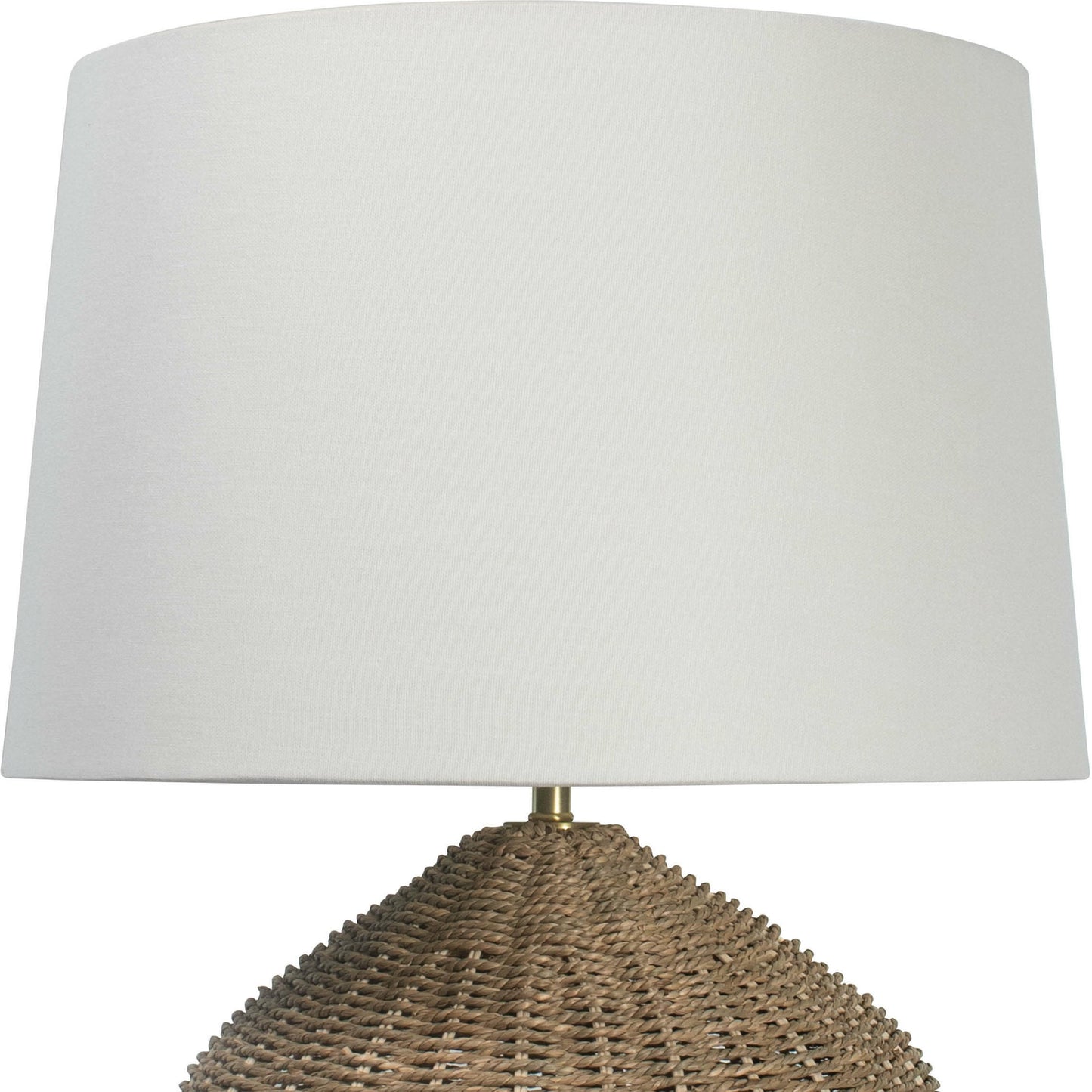 004 SR-769935 | Closeup | Georgian Table Lamp by Regina Andrew in natural. Made from rattan in a modern style.