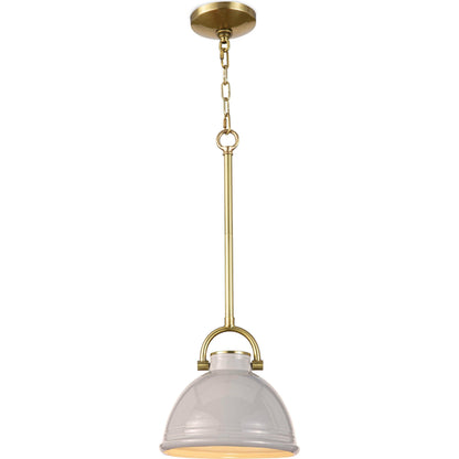 Eloise Ceramic Pendant by Regina Andrew in white. Made from ceramic in a transitional style.