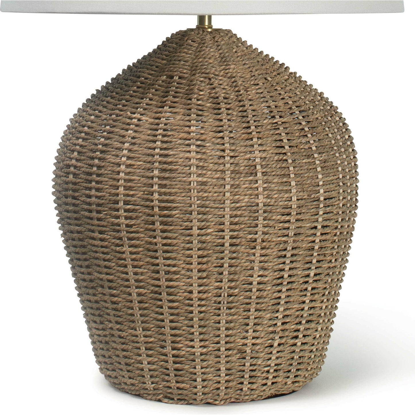 005 SR-769935 | Closeup | Georgian Table Lamp by Regina Andrew in natural. Made from rattan in a modern style.