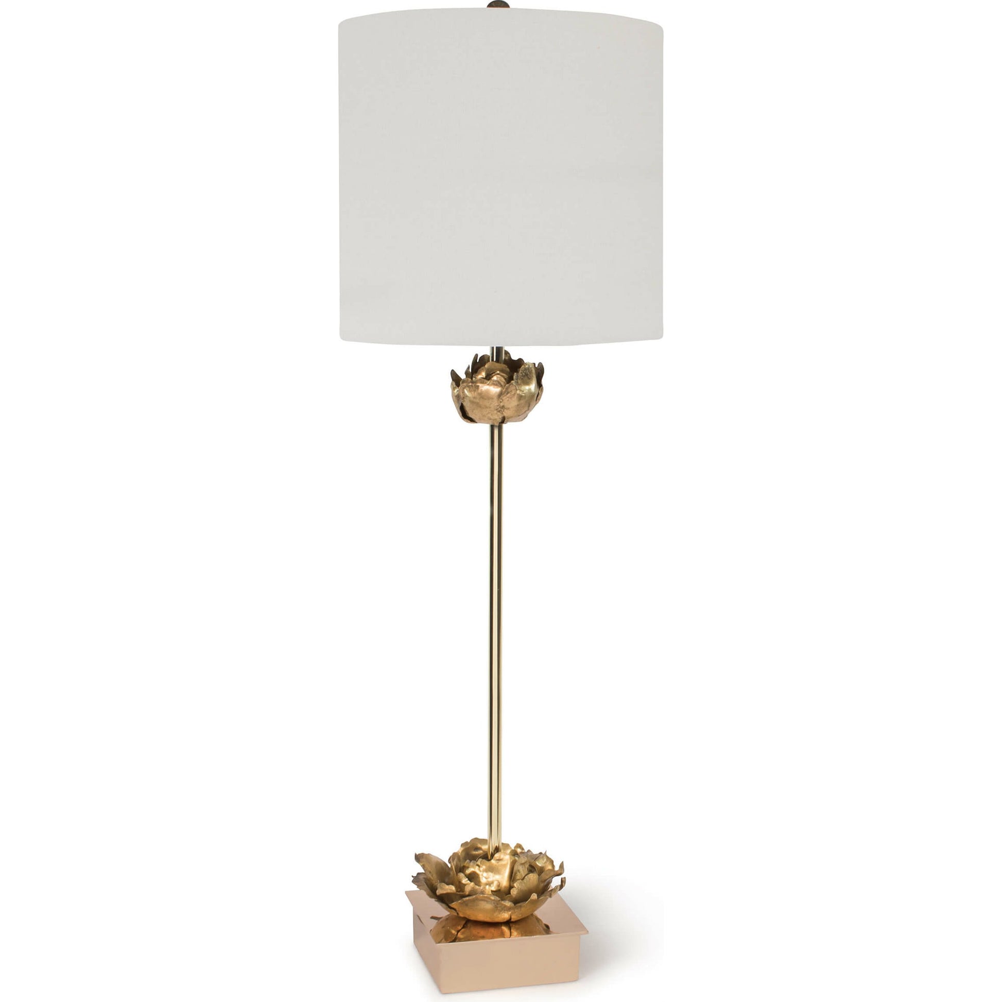 Adeline Buffet Table Lamp by Regina Andrew in gold and gold. Made from steel in a modern style.