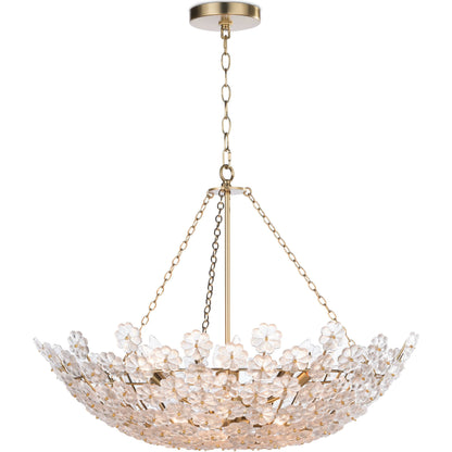 Charlotte Chandelier by Regina Andrew in brass and natural brass. Made from steel in a modern style.